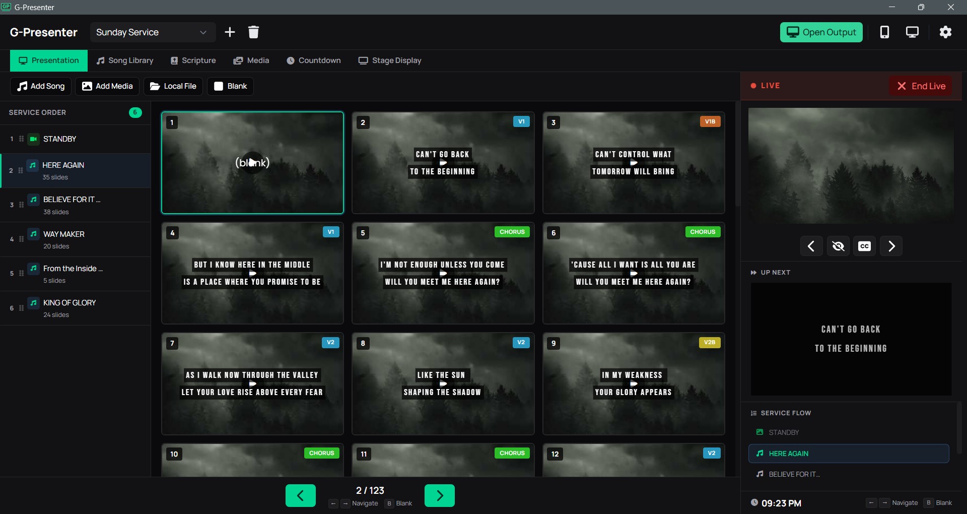 Operator interface preview